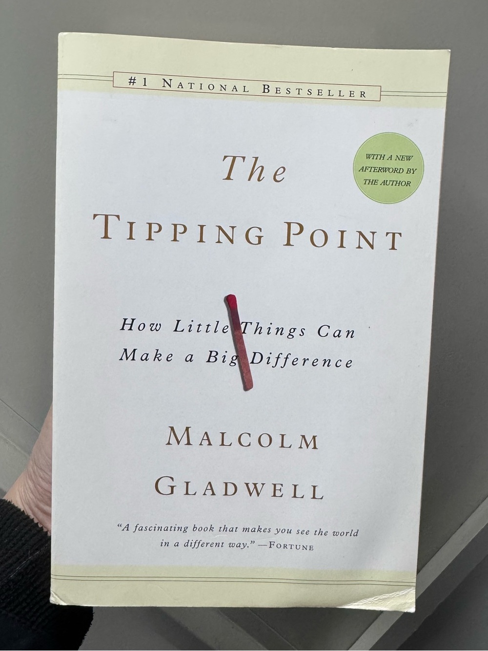 The Tipping Point- Malcolm Gladwell. Paperback
